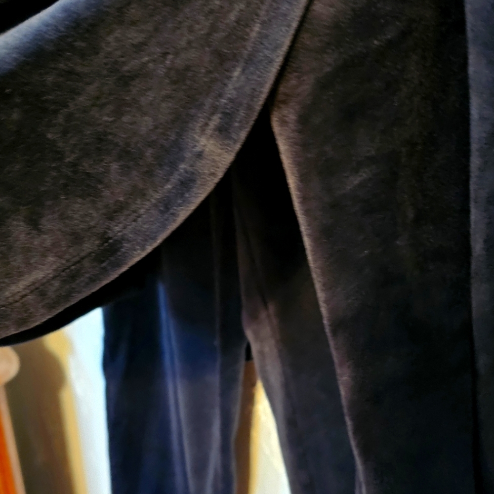 Cozy Black Fleece Lounge Set Hochman - Picture 6 of 6